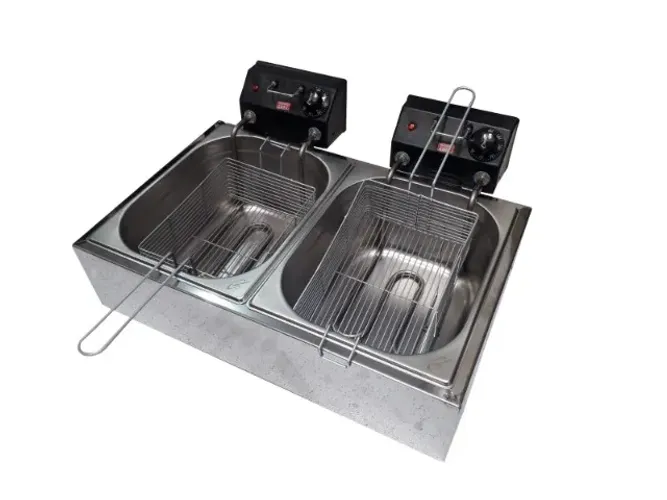 Fritadeira Elétrica 10 Litros Profissional 2 Cubas
