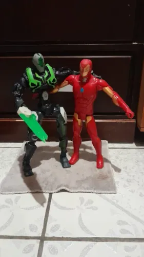 Boneco Original N-Tek Cytro Robot (Max Steel) + Boneco Homem De Ferro
