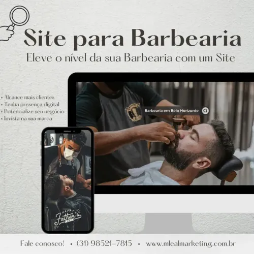Site para Barbearia 