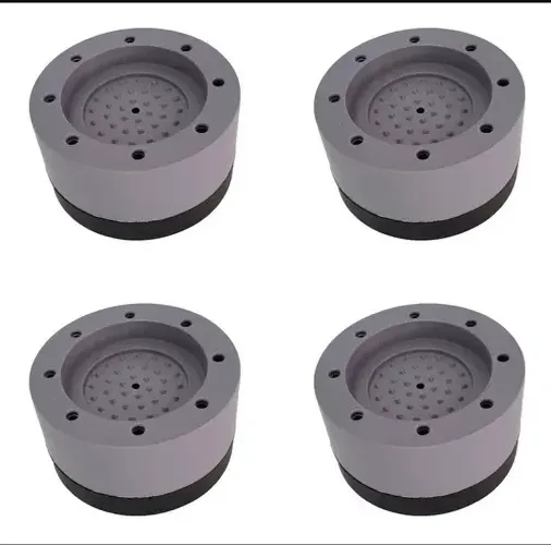 Pé Nivelador De Máquina Lavar Regulador Calço Anti Vibração - 3 kit