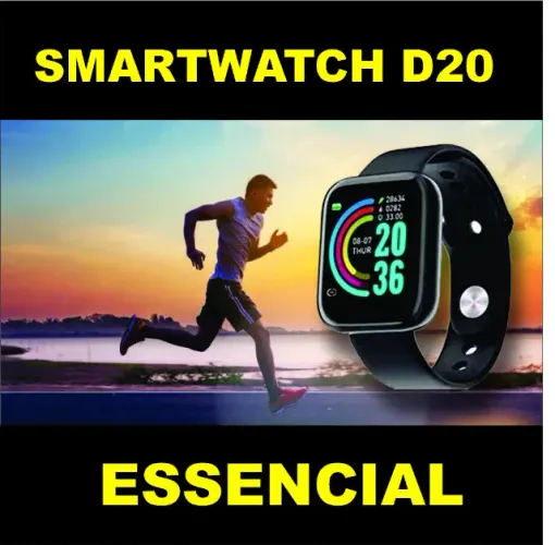 Smartwatch D20 - GRÁTIS: UMA FONTE PARA CARREGAR