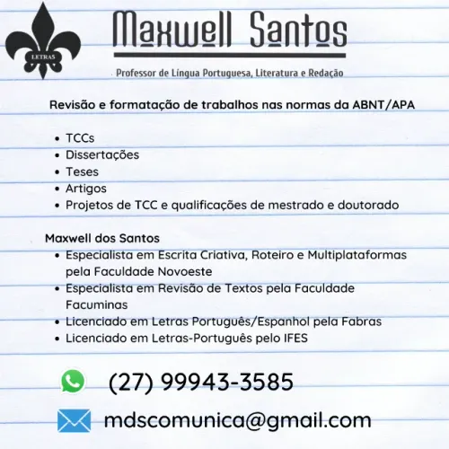 ? Revisão e formatação de trabalhos acadêmicos?