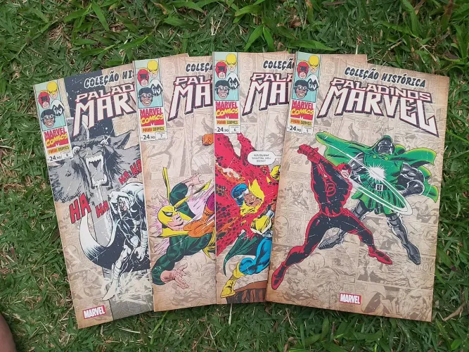 Coleção Histórica Marvel - Paladinos Marvel - Volumes 5 a 8