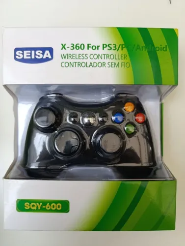 QUEIMÃO Controle Wireless Seisa X-360/PS3/PC/Android NOVO