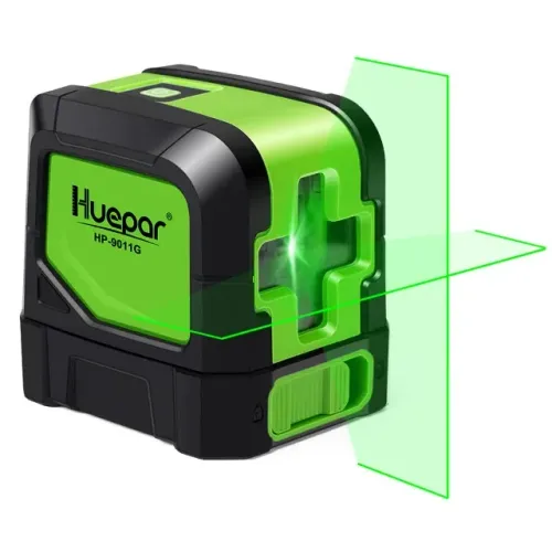 Nível Laser Huepar 9011g Verde Com Suporte Magnetico para PVC Gesso Cerâmica Obras