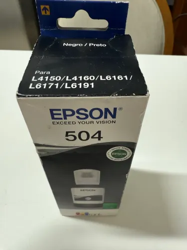 Tinta para impressora EPSON Ecotank Preta 