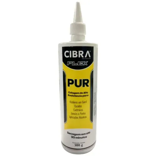 Cola De Madeira Alta Resistência Incolor Pur Cibra Flex