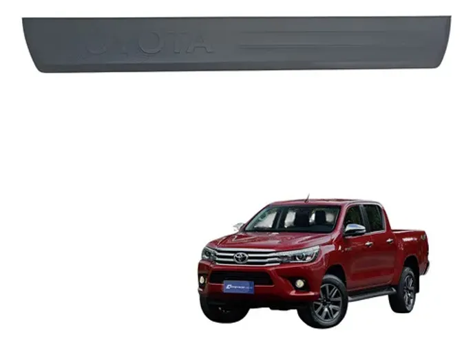 Soleira Dianteira Direita Toyota Hilux 2016 2017 2018 2019 Cinza