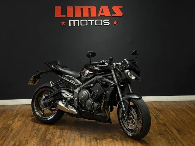 Street Triple RS 765 Cinza 2023 - Apenas 12.700 KM.
