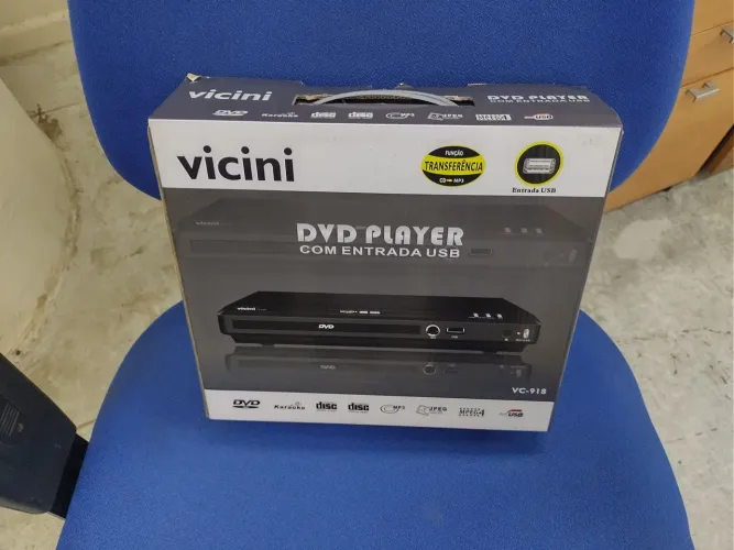 DVD Player Vicini com Entrada USB