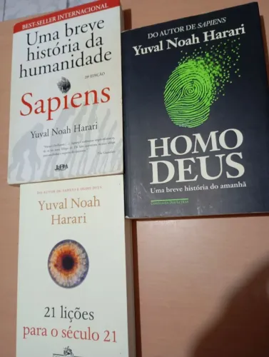 Coleção Yuval Noah Harari - Sapiens, Homo Deus e 21 Lições para o século 21
