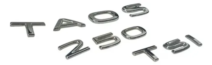 Emblema Tampa Traseira VW Taos Highline 2024 1.4 TSI