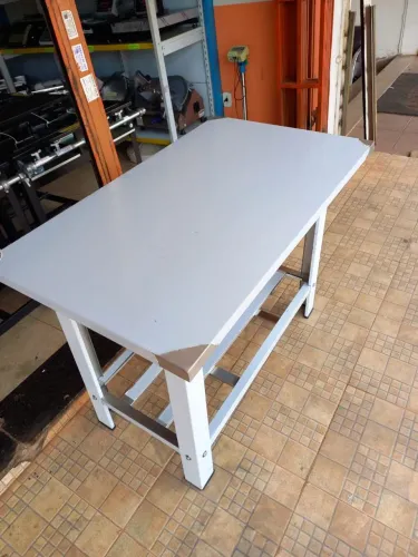 Mesa de aço inox para cozinha industrial 1.50x0.70 - Novo