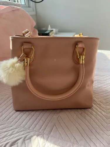 Bolsa Rosa Satinato - usada