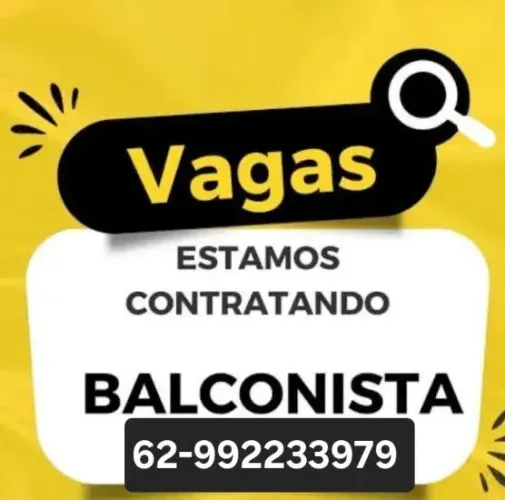 Vagas de Emprego urgente - Balconista 