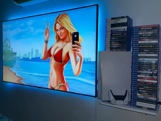 PS5  (Playstation 5) FAT MIDIA FÍSICA - Zerado - Impecável - Grátis 2 jogos a escolha