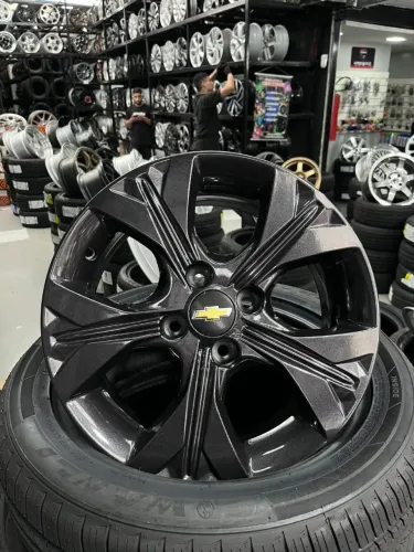 Jogo de rodas onix premier 15 4x100 krmai