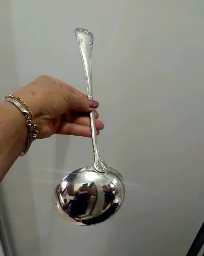 Concha p/sopa, Regence fracalanza, prata 90