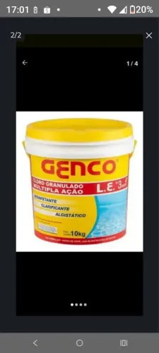 20 Baldes com tampa de 10 litros