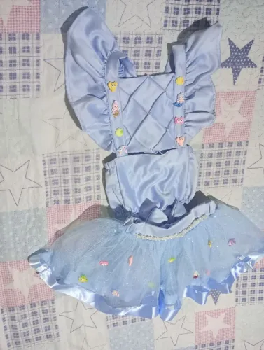 Romper infantil fundo do mar