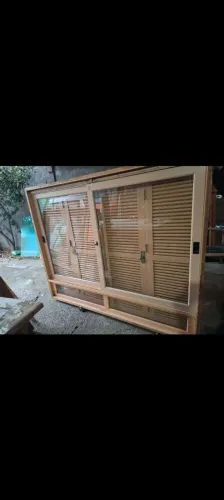 4 janelas pantograficas de angelim 200x160