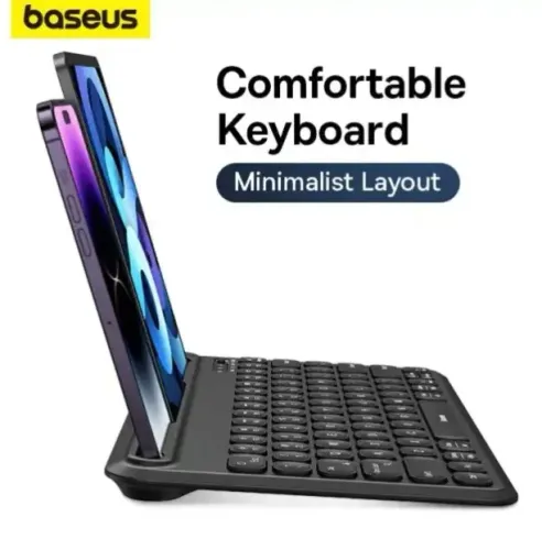 Teclado Baseus sem fio para ipad k02 ultrafino, bateria 10.000 mah, bluetooth 5.1