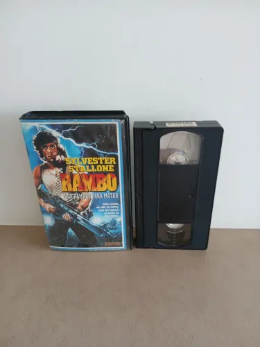 Fita VHS Rambo - Programado para Matar - Dublado - Rarissima