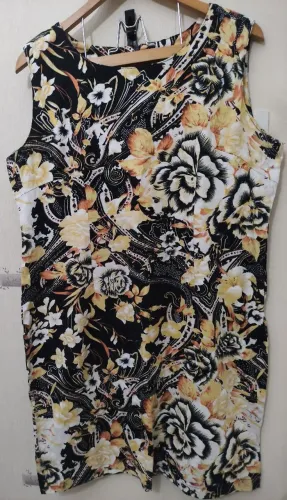 B First vestido algodão 48