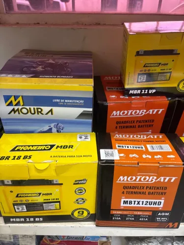 Baterias de Moto Moura, Motobatt, Pioneiro - A Partir de 180,00