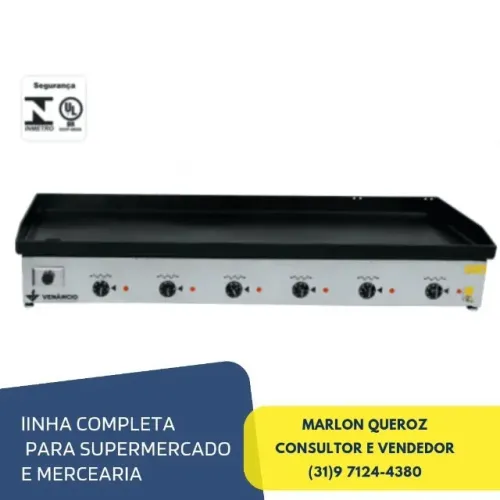 Chapa Elétrica de Lanches 1,20M Venâncio