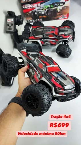 Carrinho 4x4 de controle remoto