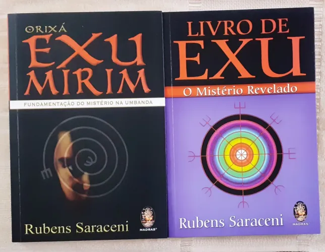 Livro de Exú e Orixá Exú Mirim - 2 Títulos de Rubens Saraceni 