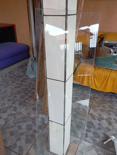 Coluna de Vidro Temperado para Decoração