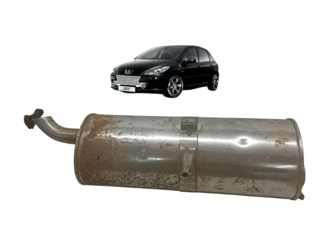 Escapamento Silencioso Peugeot 307 2007 2008 2009 2010