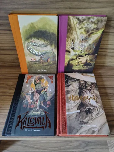 Coleção de livros de Fantasia e Mitologia Feeria (Harper Collins 2024) Excelente estado!