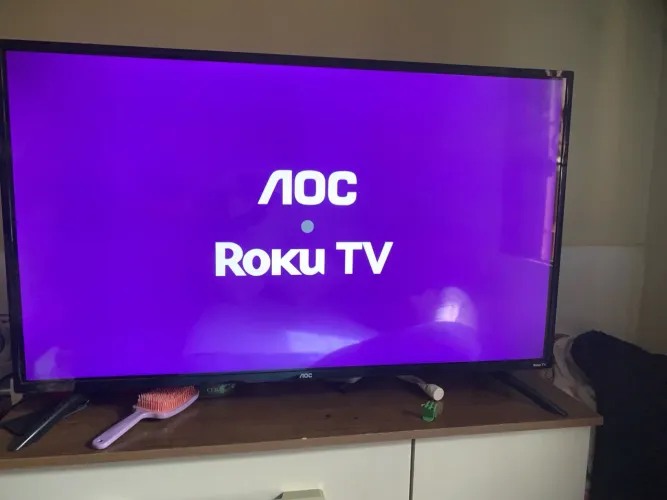 Smart TV AOC Roku TV 43 todos apps Bluetooth sistema inteligente 