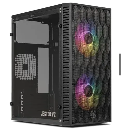 Gabinete Gamer, Lateral de Acrilico, com 2 Fans RGB