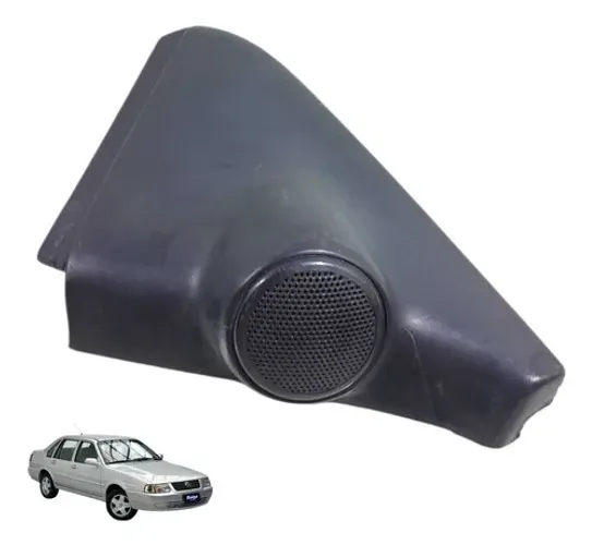 Moldura Interna Retrovisor Lado D Volkswagen Santana 2000 Preto