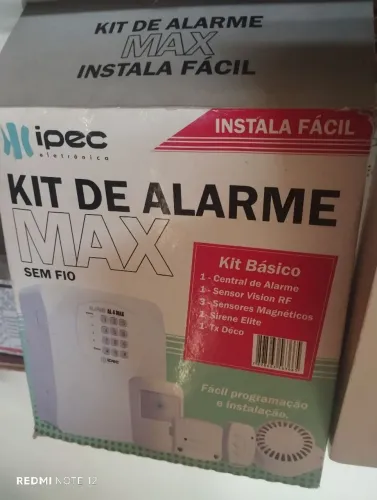 Kit Alarme Max ipec - Instalação Fácil e Sem Fio