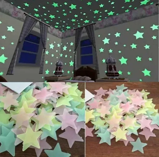 Estrelas que Brilham no Escuro - Decore seu Quarto! Infantil crianças