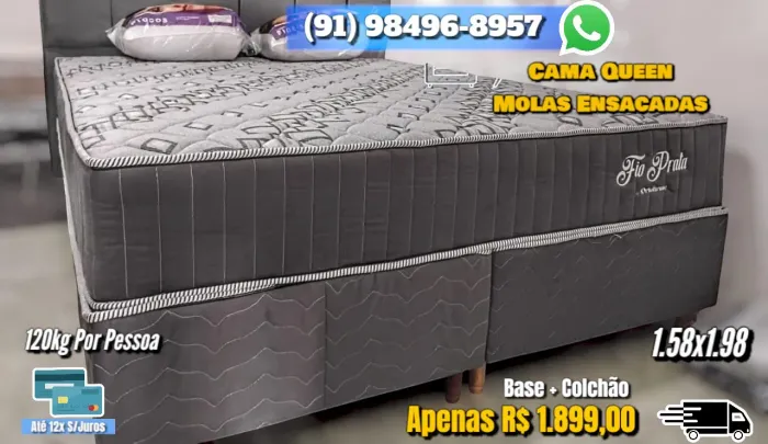 Cama Box Queen Molas Ensacadas 