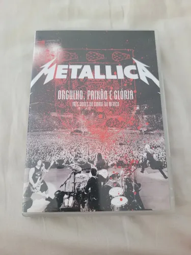 DVD Metallica Orgulho, Paixão e Glória (Três Noites na Cidade do México)