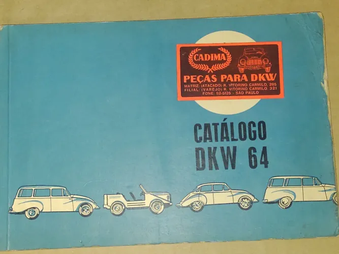 Catálogo DKW Vemag- Peças