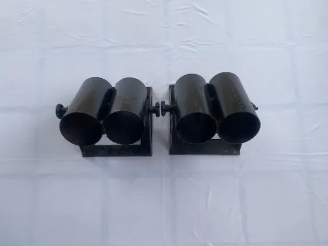 2 Suportes Duplo Canhão Papel Picado