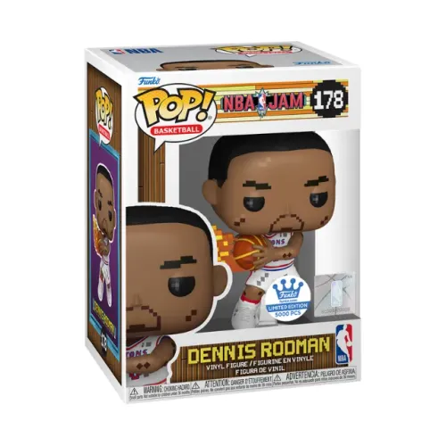 Funko Pop Dennis Rodman 5.000 pçs Nba Jam 178