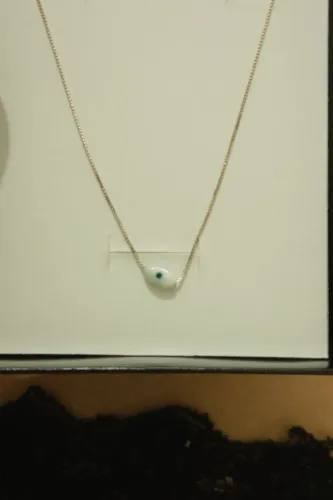 Colar olho grego de prata