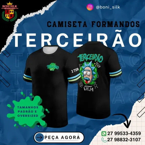 Camiseta Terceirão Rick and Morty - Formandos 2026