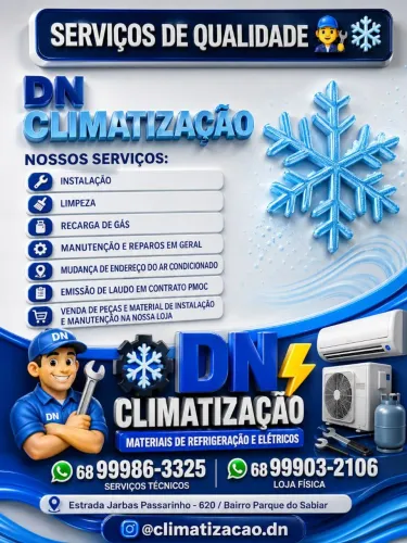 INSTALAÇÃO, LIMPEZA E CONCERTO EM AR CONDICIONADO