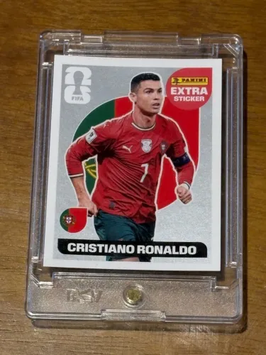 Cristiano Ronaldo prata 2026 - extra Sticker original panini 2026