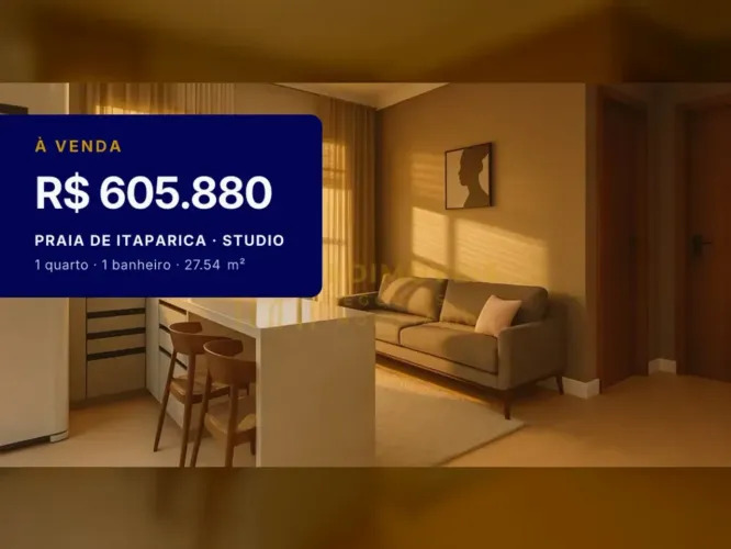 Não perca! Studio em Praia de Itaparica, oportunidade única